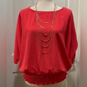 Michael Kors Elegant Red Women's Top